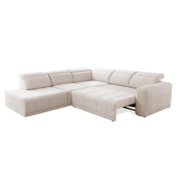 Luxor IX Corner Sofa with Sleeping Function, Fabric Wind 05