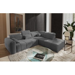 Esquina Luxor VII con función de cama Plecionka, Wind 90 - una combinación de estilo y funcionalidad