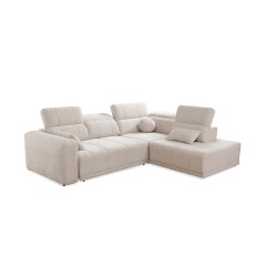 Ecksofa Luxor VII mit Schlaffunktion Plecionka, Wind 84 - eine Kombination aus Stil und Funktionalität