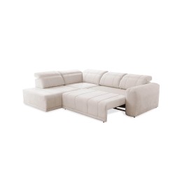 Luxor VII Ecksofa mit Schlaffunktion Plecionka, Wind 73 - Verbindung von Stil und Funktionalität