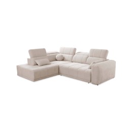 Esquinero Luxor VII con función de dormir Plecionka, Wind 21 - una combinación de estilo y funcionalidad