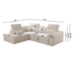 Ecksofa Luxor VII mit Schlaffunktion Plecionka, Wind 21 - eine Verbindung von Stil und Funktionalität Ecksofa Luxor VII mit Schlaffunktion Plecionka, Wind 21 - eine Verbindung von Stil und Funktionalität