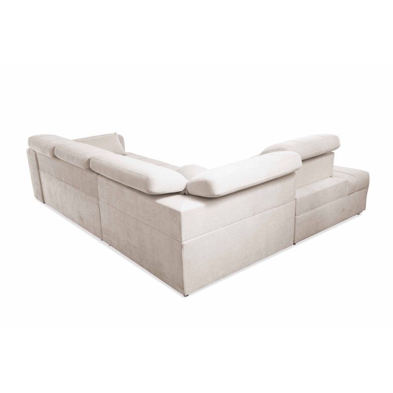 Luxor VII Corner Sofa with Sleeping Function, Plecionka, Wind 02 - a combination of style and functionality Luxor VII Corner Sofa with Sleeping Function, Plecionka, Wind 02 - a combination of style and functionality