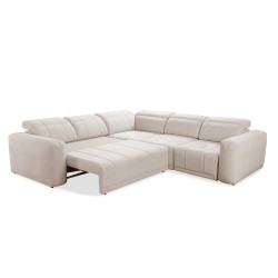 Luxuriöse Ecksofa Luxor III mit Schlaffunktion - Flechtwerk, Wind 90 Luxuriöse Ecksofa Luxor III mit Schlaffunktion - Flechtwerk, Wind 90