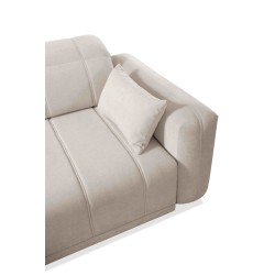 Luxus-Ecksofa Luxor III mit Schlaffunktion - Geflecht, Wind 05
