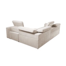 Luxor II Corner Sofa with Sleeping Function Plecionka, Wind 73 - Comfort and Elegance in One