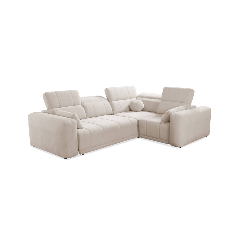 Luxor II Corner Sofa with Sleeping Function Plecionka, Wind 28 - Comfort and Elegance in One Luxor II Corner Sofa with Sleeping Function Plecionka, Wind 28 - Comfort and Elegance in One