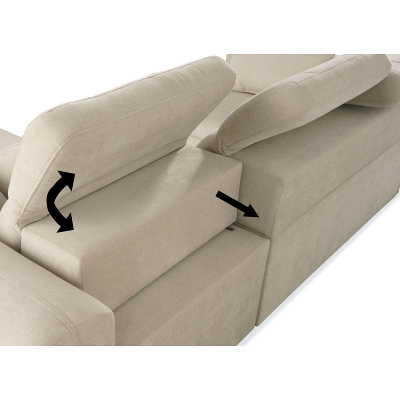 Luxor II corner sofa with sleeping function Plecionka, Wind 02 - comfort and elegance in one Luxor II corner sofa with sleeping function Plecionka, Wind 02 - comfort and elegance in one