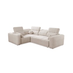 Ecksofa Luxor II mit Schlaffunktion Plecionka, Wind 05 - Komfort und Eleganz in einem