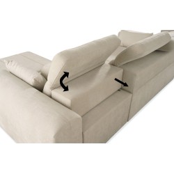 Luxor I Corner Sofa with Sleeping Function in Plecionka Fabric, Wind 28 - Luxury and Comfort in Your Living Room