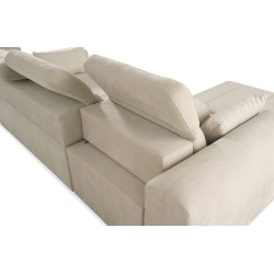 Luxor I Corner Sofa with Sleeping Function in Plecionka Fabric, Wind 90 - Luxury and Comfort in Your Living Room