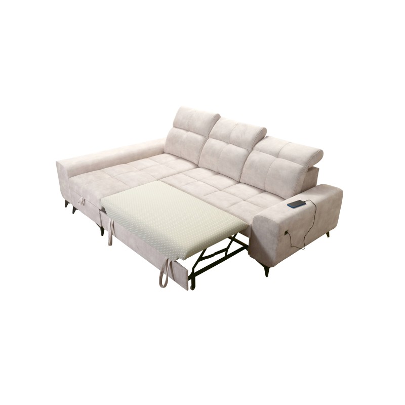 Ecksofa Ascot I mit Schlaffunktion und USB-Anschluss | Möbel im zeitlosen Stil Ecksofa Ascot I mit Schlaffunktion und USB-Anschluss | Möbel im zeitlosen Stil