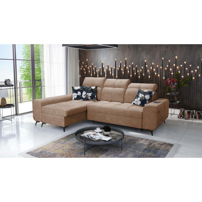 Ecksofa Ascot I mit Schlaffunktion und USB-Anschluss | Möbel im zeitlosen Stil Ecksofa Ascot I mit Schlaffunktion und USB-Anschluss | Möbel im zeitlosen Stil