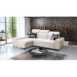 Ecksofa Ascot I mit Schlaffunktion und USB-Anschluss | Möbel im zeitlosen Stil