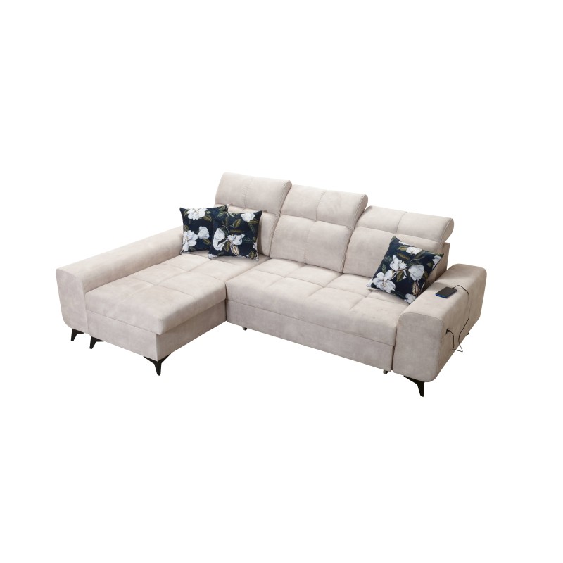 Ecksofa Ascot I mit Schlaffunktion und USB-Anschluss | Möbel im zeitlosen Stil Ecksofa Ascot I mit Schlaffunktion und USB-Anschluss | Möbel im zeitlosen Stil