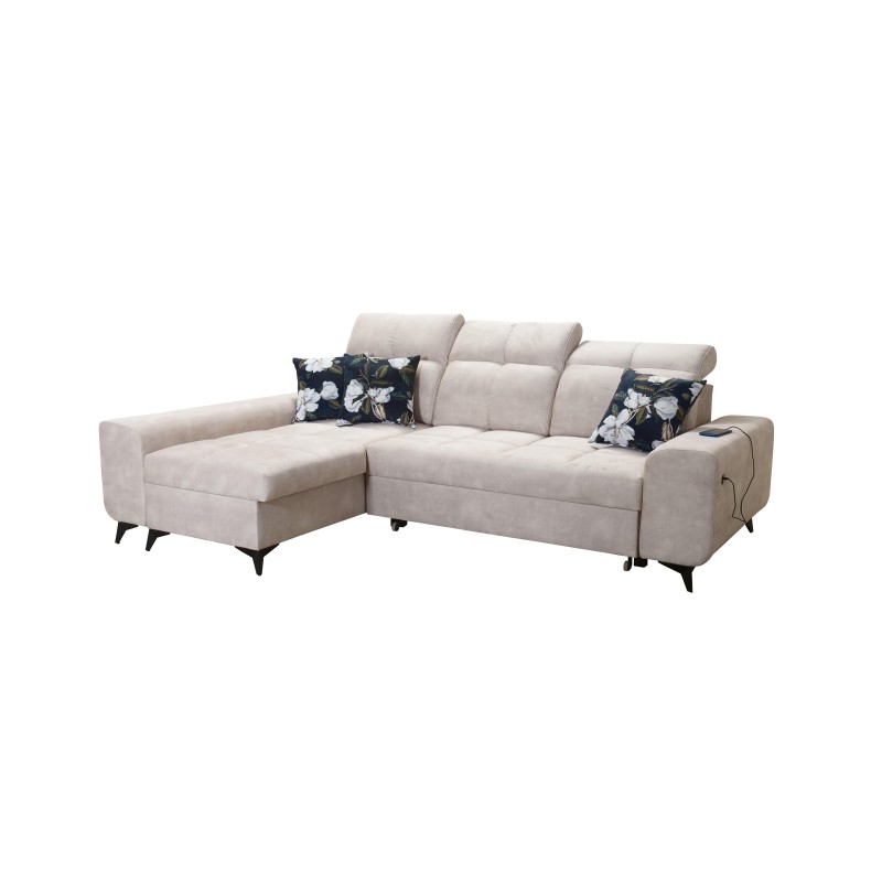 Ecksofa Ascot I mit Schlaffunktion und USB-Anschluss | Möbel im zeitlosen Stil Ecksofa Ascot I mit Schlaffunktion und USB-Anschluss | Möbel im zeitlosen Stil