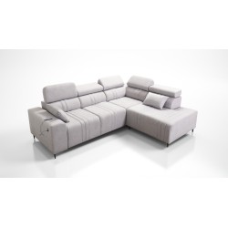 Verona VII corner sofa with a sleeping function in Velvet fabric, Vena 8 – elegance and functionality Verona VII corner sofa with a sleeping function in Velvet fabric, Vena 8 – elegance and functionality