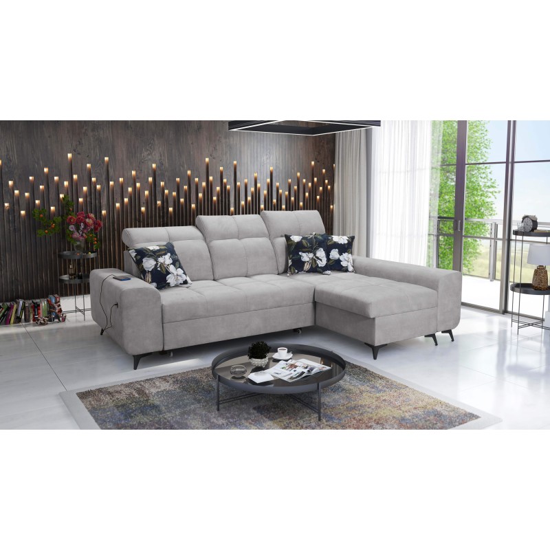 Ecksofa Ascot I mit Schlaffunktion und USB-Anschluss | Möbel im zeitlosen Stil Ecksofa Ascot I mit Schlaffunktion und USB-Anschluss | Möbel im zeitlosen Stil