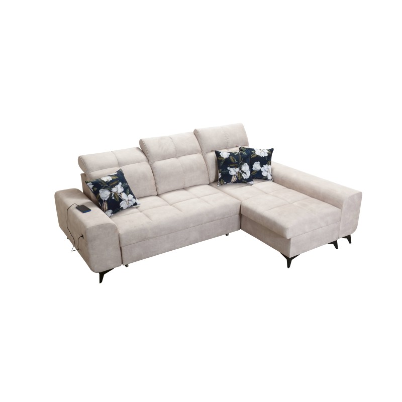 Ecksofa Ascot I mit Schlaffunktion und USB-Anschluss | Möbel im zeitlosen Stil Ecksofa Ascot I mit Schlaffunktion und USB-Anschluss | Möbel im zeitlosen Stil