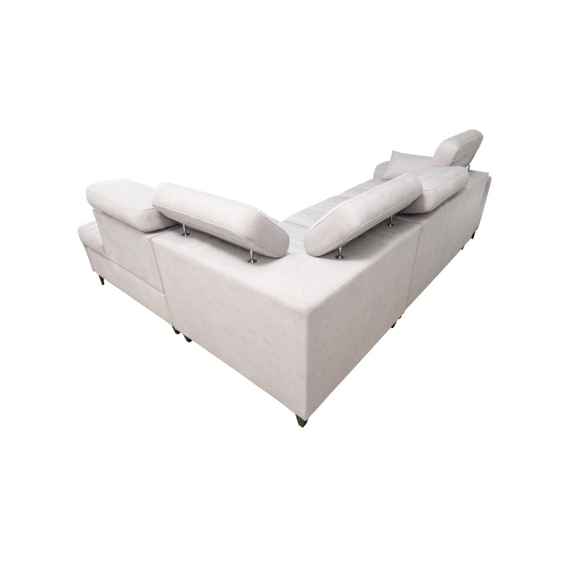 Verona VII corner sofa with a sleeping function in Velvet fabric, Vena 8 – elegance and functionality Verona VII corner sofa with a sleeping function in Velvet fabric, Vena 8 – elegance and functionality