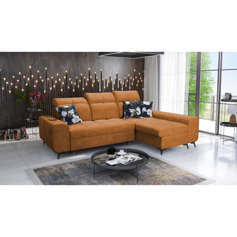 Ecksofa Ascot I mit Schlaffunktion und USB-Anschluss | Möbel im zeitlosen Stil Ecksofa Ascot I mit Schlaffunktion und USB-Anschluss | Möbel im zeitlosen Stil