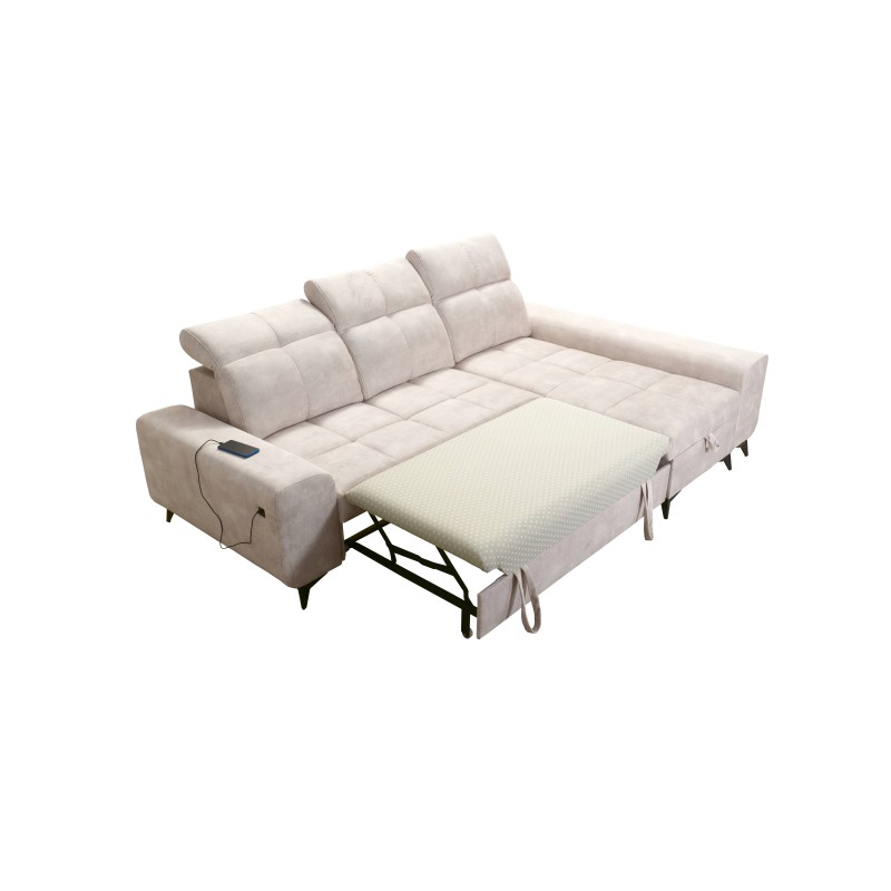 Ecksofa Ascot I mit Schlaffunktion und USB-Anschluss | Möbel im zeitlosen Stil Ecksofa Ascot I mit Schlaffunktion und USB-Anschluss | Möbel im zeitlosen Stil