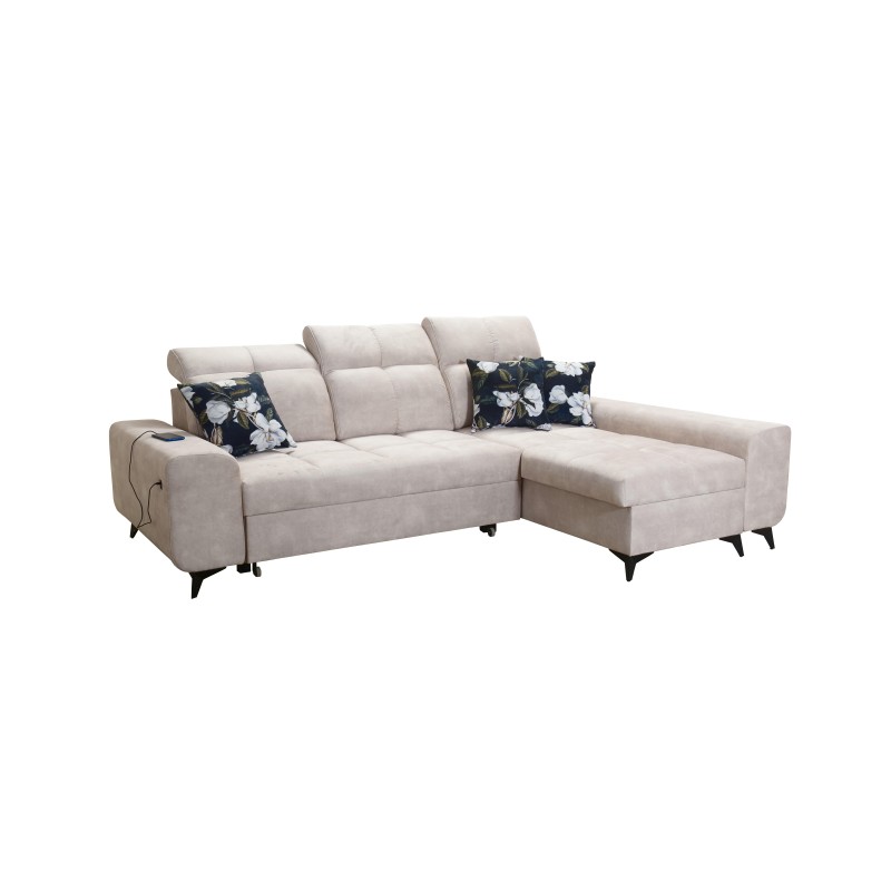 Ecksofa Ascot I mit Schlaffunktion und USB-Anschluss | Möbel im zeitlosen Stil Ecksofa Ascot I mit Schlaffunktion und USB-Anschluss | Möbel im zeitlosen Stil