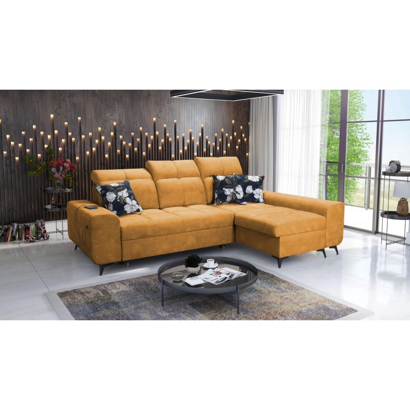 Ecksofa Ascot I mit Schlaffunktion und USB-Anschluss | Möbel im zeitlosen Stil Ecksofa Ascot I mit Schlaffunktion und USB-Anschluss | Möbel im zeitlosen Stil