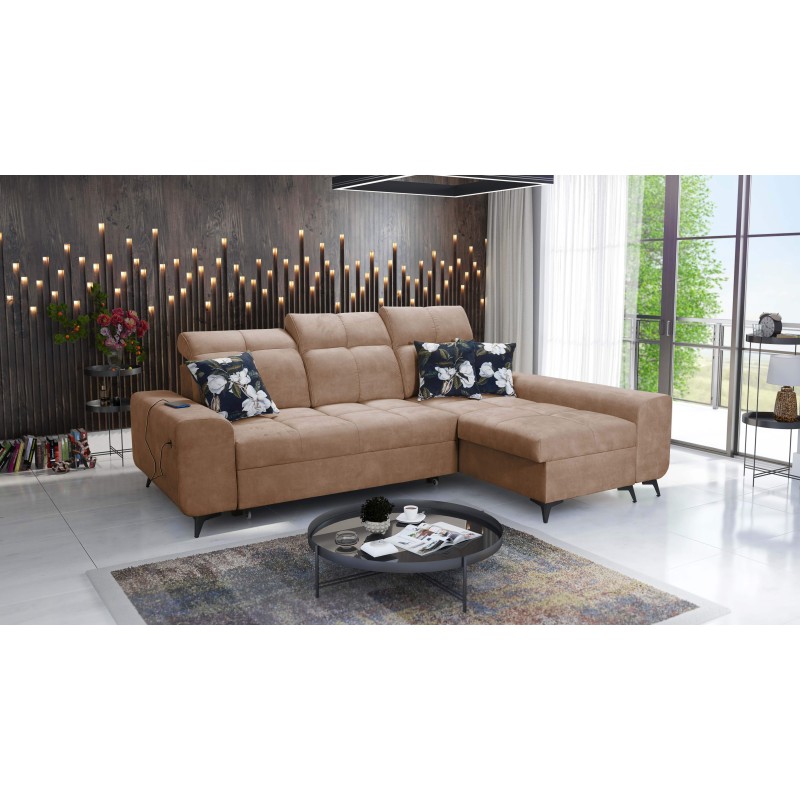 Ecksofa Ascot I mit Schlaffunktion und USB-Anschluss | Möbel im zeitlosen Stil Ecksofa Ascot I mit Schlaffunktion und USB-Anschluss | Möbel im zeitlosen Stil