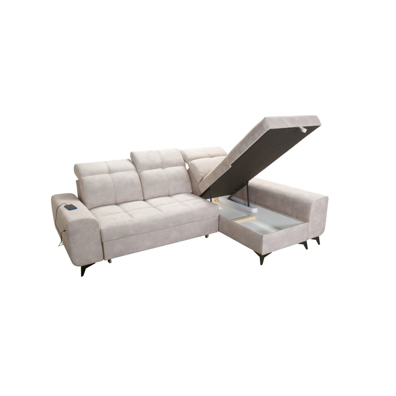 Ecksofa Ascot I mit Schlaffunktion und USB-Anschluss | Möbel im zeitlosen Stil Ecksofa Ascot I mit Schlaffunktion und USB-Anschluss | Möbel im zeitlosen Stil