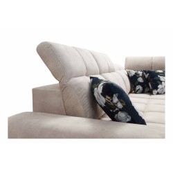 Ecksofa Ascot II mit Schlaffunktion, USB-Anschluss und verstellbaren Kopfstützen Samt, Wave 2 | Ihre Möbelmarke Ecksofa Ascot II mit Schlaffunktion, USB-Anschluss und verstellbaren Kopfstützen Samt, Wave 2 | Ihre Möbelmarke