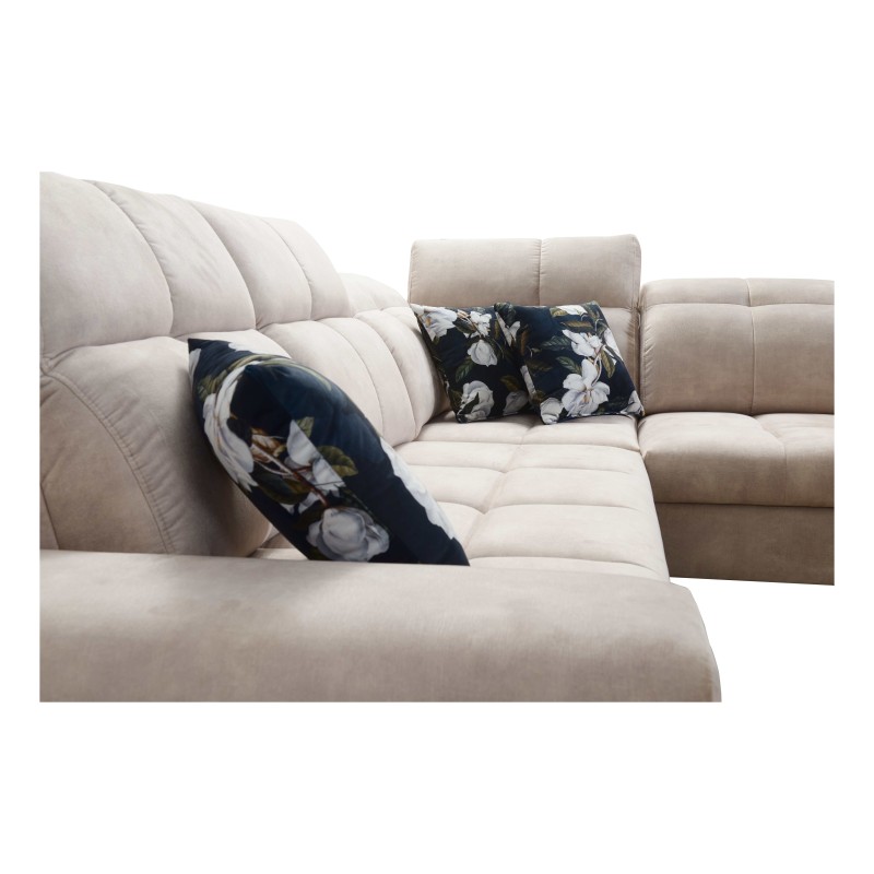 Ecksofa Ascot II mit Schlaffunktion, USB-Port und verstellbaren Kopfstützen Velours, Wave 4 | Ihre Möbelmarke Ecksofa Ascot II mit Schlaffunktion, USB-Port und verstellbaren Kopfstützen Velours, Wave 4 | Ihre Möbelmarke