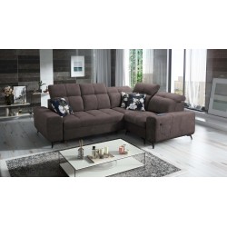 Ascot II Ecksofa mit Schlaffunktion, USB-Anschluss und verstellbaren Kopfstützen Samt, Wave 10 | Ihre Möbelmarke