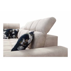 Ecksofa Ascot II mit Schlaffunktion, USB-Anschluss und verstellbaren Kopfstützen Samt, Wave 12 | Ihre Möbelmarke Ecksofa Ascot II mit Schlaffunktion, USB-Anschluss und verstellbaren Kopfstützen Samt, Wave 12 | Ihre Möbelmarke