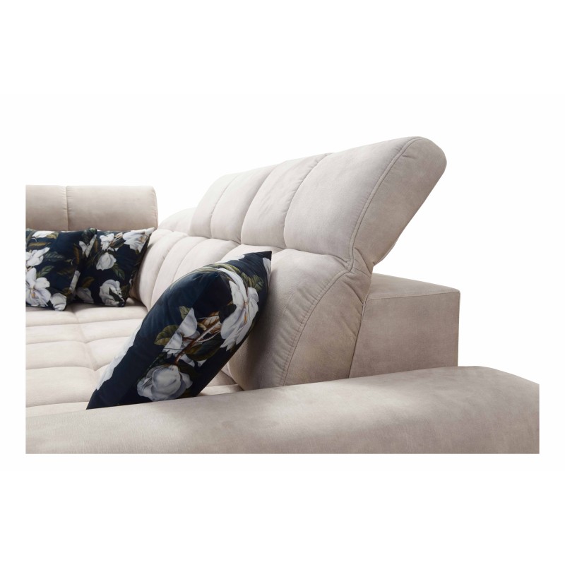 Ecksofa Ascot II mit Schlaffunktion, USB-Anschluss und verstellbaren Kopfstützen Samt, Wave 12 | Ihre Möbelmarke Ecksofa Ascot II mit Schlaffunktion, USB-Anschluss und verstellbaren Kopfstützen Samt, Wave 12 | Ihre Möbelmarke