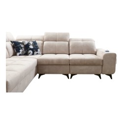 Ascot III Ecksofa mit Schlaffunktion, USB-Anschluss und Kopfstützen | Ihr stilvolles Möbelstück Ascot III Ecksofa mit Schlaffunktion, USB-Anschluss und Kopfstützen | Ihr stilvolles Möbelstück