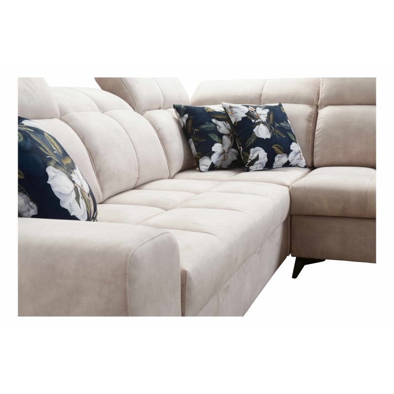 Ascot III Ecksofa mit Schlaffunktion, USB-Anschluss und Kopfstützen | Ihr stilvolles Möbelstück Ascot III Ecksofa mit Schlaffunktion, USB-Anschluss und Kopfstützen | Ihr stilvolles Möbelstück