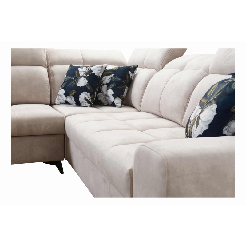 Ascot III Ecksofa mit Schlaffunktion, USB-Anschluss und Kopfstützen | Ihr stilvolles Möbelstück Ascot III Ecksofa mit Schlaffunktion, USB-Anschluss und Kopfstützen | Ihr stilvolles Möbelstück