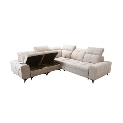 Ascot III Ecksofa mit Schlaffunktion, USB-Anschluss und Kopfstützen | Ihr stilvolles Möbelstück Ascot III Ecksofa mit Schlaffunktion, USB-Anschluss und Kopfstützen | Ihr stilvolles Möbelstück