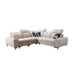 Ascot III Ecksofa mit Schlaffunktion, USB-Anschluss und Kopfstützen | Ihr stilvolles Möbelstück Ascot III Ecksofa mit Schlaffunktion, USB-Anschluss und Kopfstützen | Ihr stilvolles Möbelstück