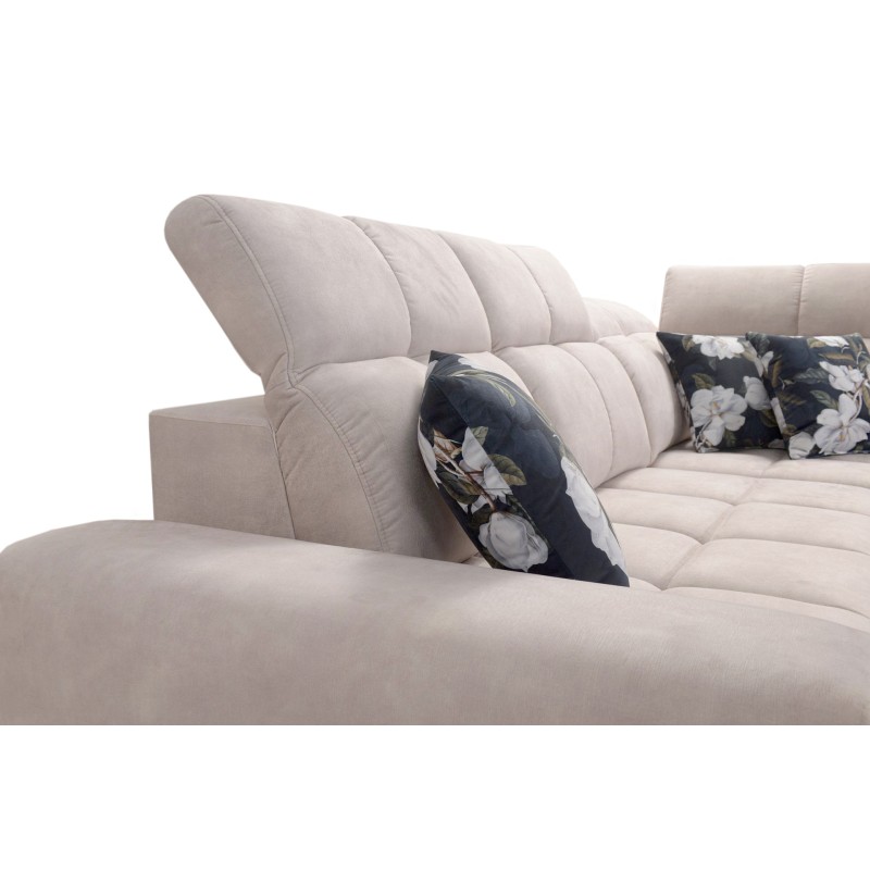 Ecksofa Ascot VII mit Schlaffunktion, USB-Anschluss, verstellbaren Kopfstützen – Raffinesse und Komfort in einem Ecksofa Ascot VII mit Schlaffunktion, USB-Anschluss, verstellbaren Kopfstützen – Raffinesse und Komfort in einem