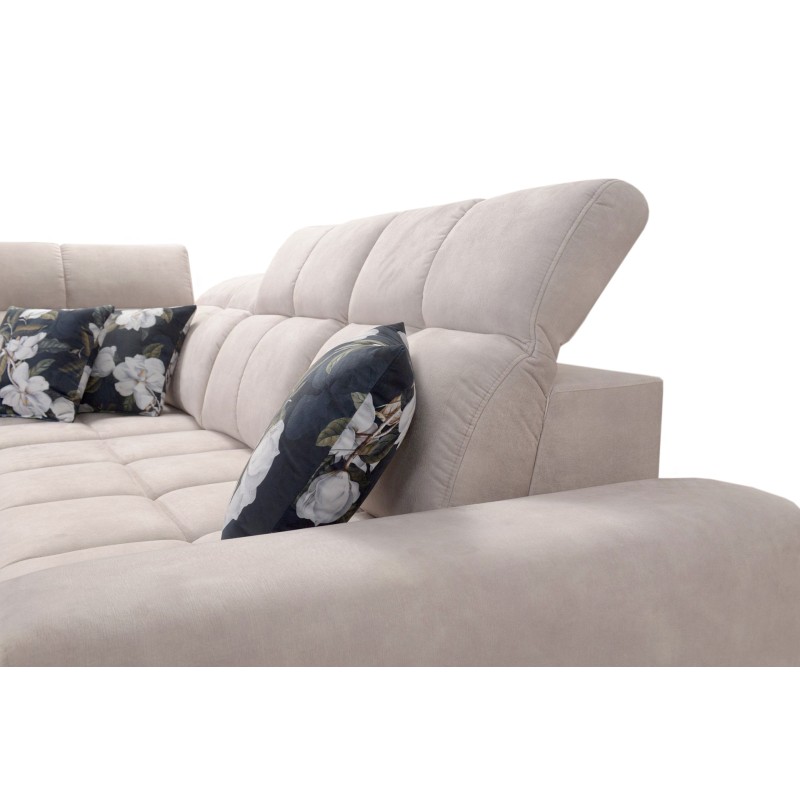 Ecksofa Ascot VII mit Schlaffunktion, USB-Anschluss, verstellbaren Kopfstützen – Raffinesse und Komfort in einem Ecksofa Ascot VII mit Schlaffunktion, USB-Anschluss, verstellbaren Kopfstützen – Raffinesse und Komfort in einem