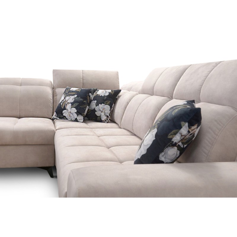 Ecksofa Ascot VII mit Schlaffunktion, USB-Anschluss, verstellbaren Kopfstützen – Raffinesse und Komfort in einem Ecksofa Ascot VII mit Schlaffunktion, USB-Anschluss, verstellbaren Kopfstützen – Raffinesse und Komfort in einem