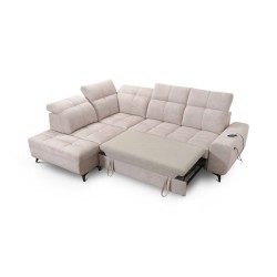 Ecksofa Ascot VII mit Schlaffunktion, USB-Anschluss, verstellbaren Kopfstützen – Raffinesse und Komfort in einem Ecksofa Ascot VII mit Schlaffunktion, USB-Anschluss, verstellbaren Kopfstützen – Raffinesse und Komfort in einem