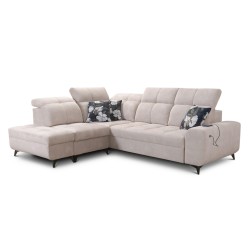 Ecksofa Ascot VII mit Schlaffunktion, USB-Anschluss, verstellbaren Kopfstützen – Raffinesse und Komfort in einem Ecksofa Ascot VII mit Schlaffunktion, USB-Anschluss, verstellbaren Kopfstützen – Raffinesse und Komfort in einem