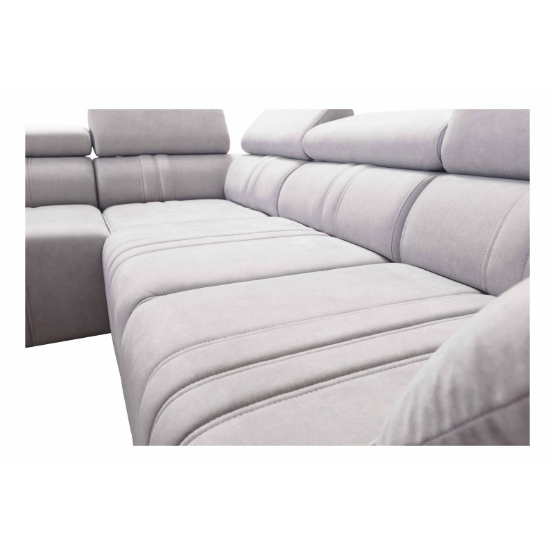 Verona VII Corner Sofa with Sleeping Function in Velour Fabric, Vena 6 – Elegance and Functionality Verona VII Corner Sofa with Sleeping Function in Velour Fabric, Vena 6 – Elegance and Functionality