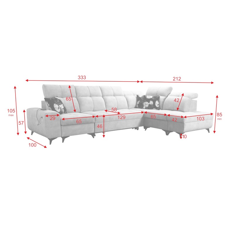 Ecksofa Ascot XI mit Schlaffunktion - Luxus und Komfort in Ihrem Zuhause Ecksofa Ascot XI mit Schlaffunktion - Luxus und Komfort in Ihrem Zuhause
