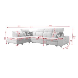 Ecksofa Ascot XI mit Schlaffunktion - Luxus und Komfort in Ihrem Zuhause Ecksofa Ascot XI mit Schlaffunktion - Luxus und Komfort in Ihrem Zuhause