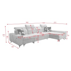 Ecksofa Ascot XII mit Schlaffunktion - Komfort und Funktionalität in einem Ecksofa Ascot XII mit Schlaffunktion - Komfort und Funktionalität in einem