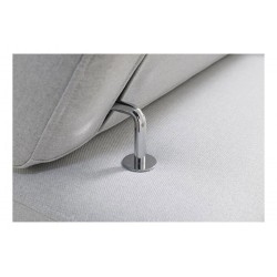 Napoli I Mini Corner Sofa with Sleeping Function and Bar - Woven Fabric, Sawana 14 + Eco-leather + Eco-leather